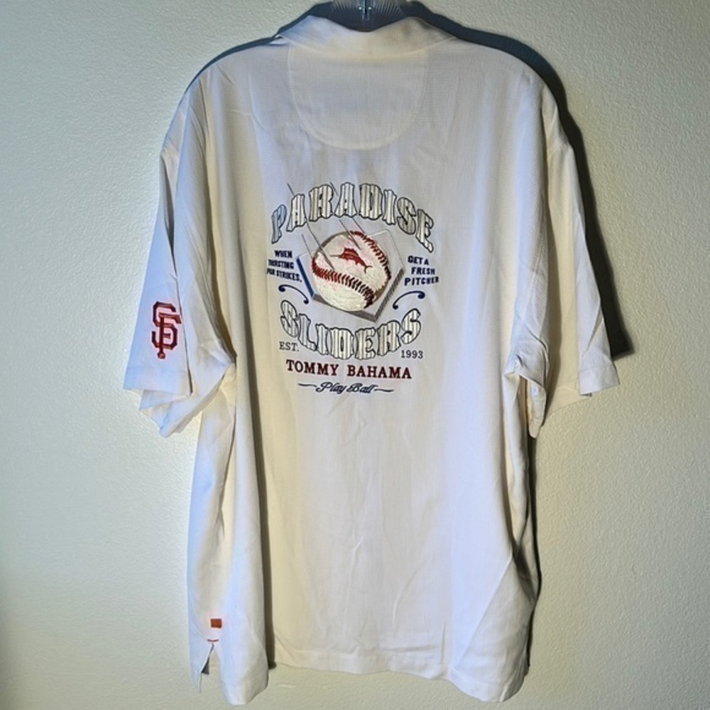 NWT MLB shirt Large San Francisco Giants Tommy Bahama Silk